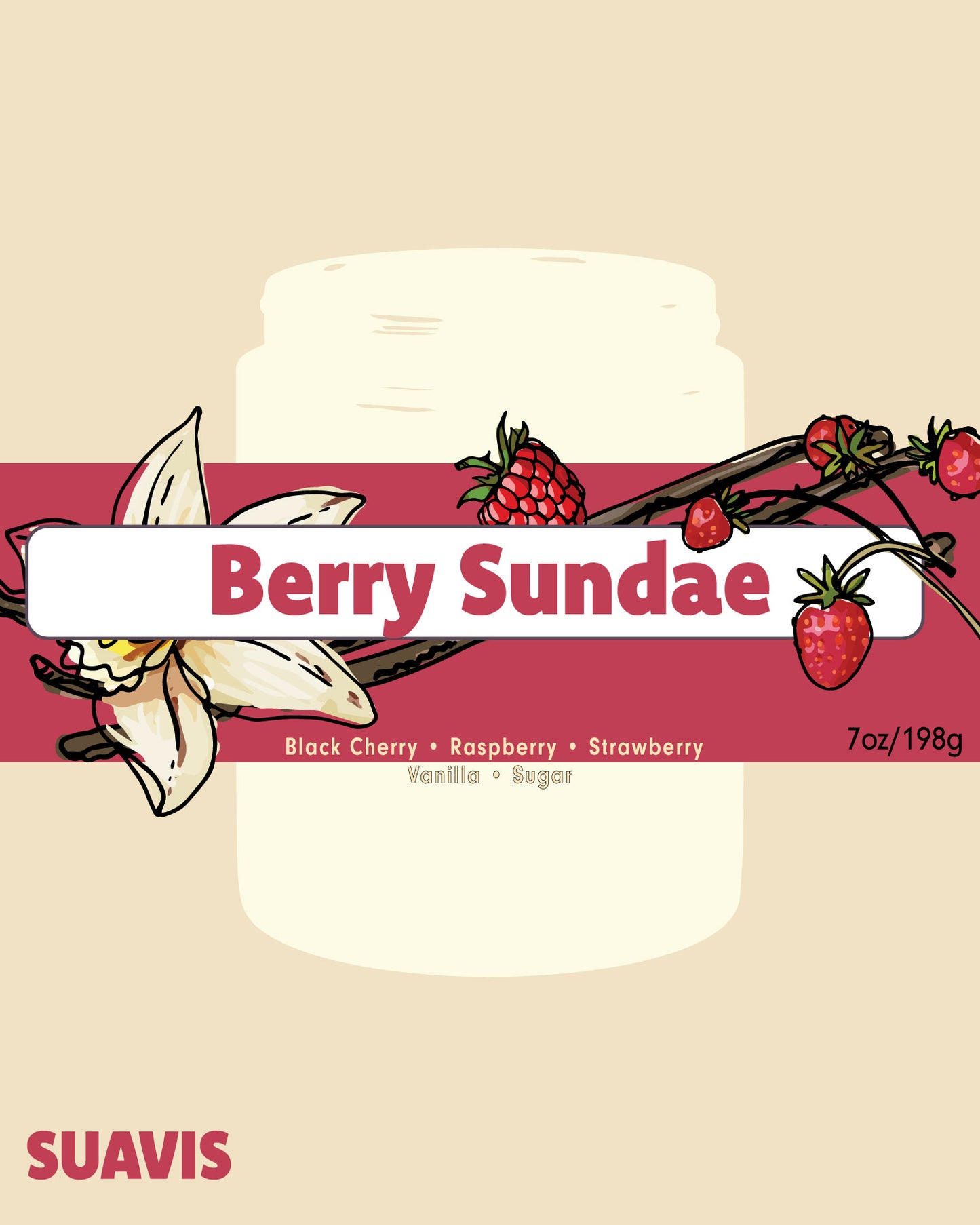 Berry Sundae Candle