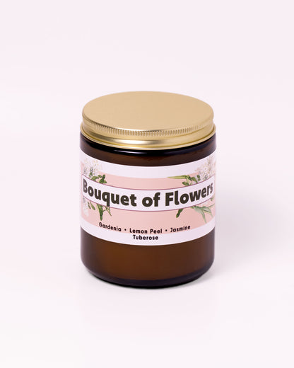 Bouquet of Flowers Candle